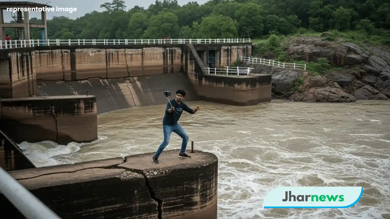 कांके के धुर्वा डैम पर खतरे के बीच बना रील
